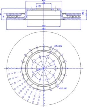 CAR 142.053 - Тормозной диск autodnr.net