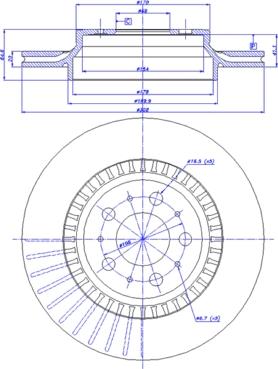 CAR 142.054 - Тормозной диск avtokuzovplus.com.ua