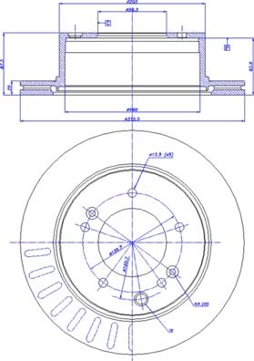 CAR 142.056 - Тормозной диск avtokuzovplus.com.ua