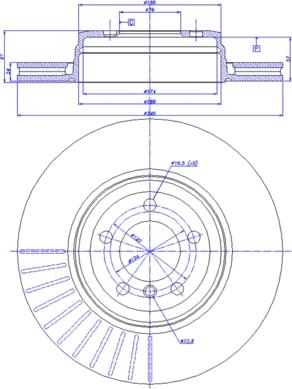 CAR 142.071 - Тормозной диск avtokuzovplus.com.ua