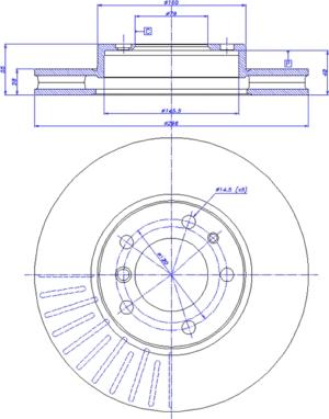 CAR 142.074 - Тормозной диск avtokuzovplus.com.ua