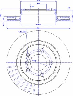 CAR 142.093 - Тормозной диск avtokuzovplus.com.ua