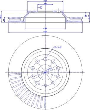 CAR 142.1026 - Тормозной диск avtokuzovplus.com.ua