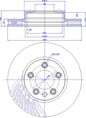 CAR 142.1035 - Тормозной диск avtokuzovplus.com.ua