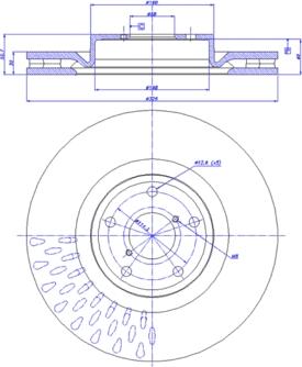 CAR 142.1038 - Тормозной диск avtokuzovplus.com.ua