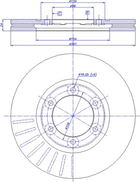 CAR 142.1039 - Гальмівний диск autocars.com.ua