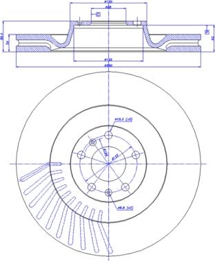 CAR 142.1043 - Тормозной диск avtokuzovplus.com.ua