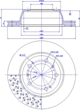 CAR 142.1054 - Гальмівний диск autocars.com.ua