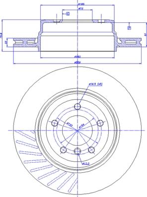 CAR 142.1056 - Гальмівний диск autocars.com.ua