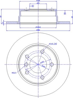 CAR 142.1072 - Гальмівний диск autocars.com.ua