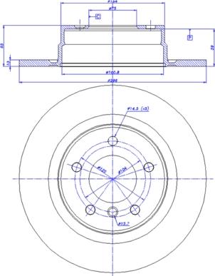 CAR 142.1074 - Гальмівний диск autocars.com.ua