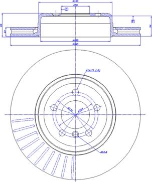 CAR 142.1075 - Тормозной диск avtokuzovplus.com.ua