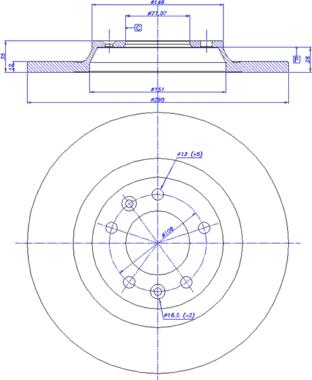 CAR 142.1082 - Гальмівний диск autocars.com.ua