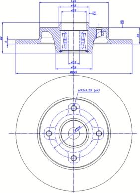 CAR 142.1084 - Тормозной диск avtokuzovplus.com.ua