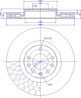 CAR 142.1085 - Гальмівний диск autocars.com.ua