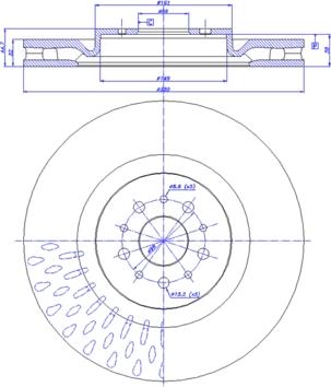 CAR 142.1086 - Гальмівний диск autocars.com.ua