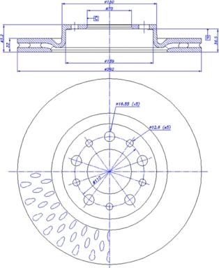 CAR 142.1092 - Тормозной диск avtokuzovplus.com.ua