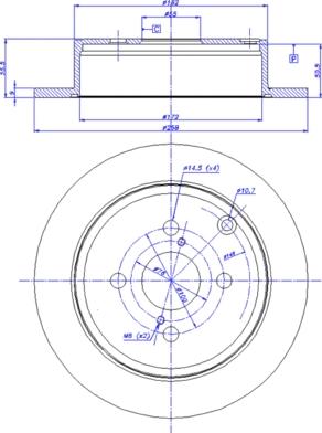 CAR 142.1097 - Тормозной диск avtokuzovplus.com.ua