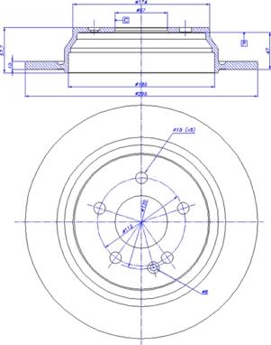 CAR 142.1100 - Гальмівний диск autocars.com.ua