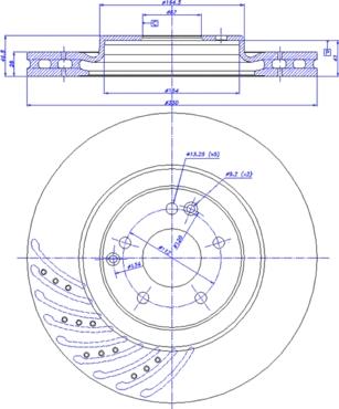 CAR 142.1101 - Гальмівний диск autocars.com.ua