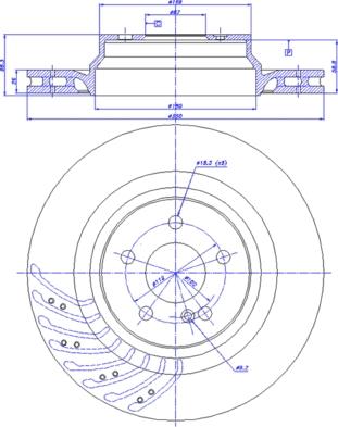 CAR 142.1104 - Гальмівний диск autocars.com.ua