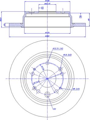 CAR 142.1108 - Тормозной диск avtokuzovplus.com.ua