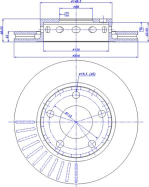 CAR 142.1122 - Гальмівний диск autocars.com.ua