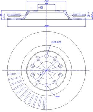 CAR 142.1135 - Гальмівний диск autocars.com.ua