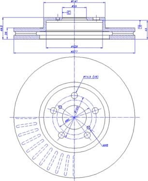 CAR 142.1137 - Тормозной диск avtokuzovplus.com.ua