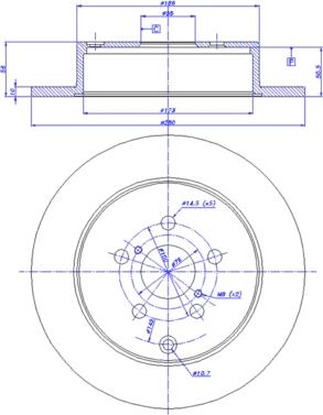 CAR 142.1138 - Тормозной диск avtokuzovplus.com.ua