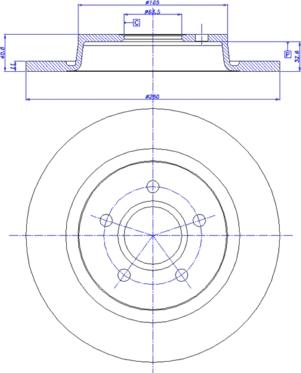 CAR 142.1145 - Гальмівний диск autocars.com.ua