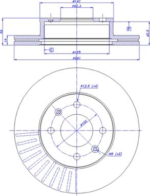 CAR 142.1152 - Тормозной диск avtokuzovplus.com.ua