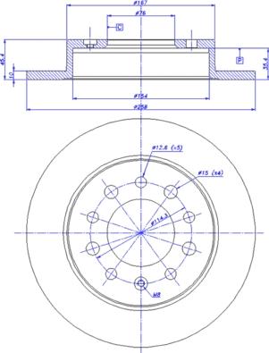 CAR 142.1159 - Тормозной диск avtokuzovplus.com.ua