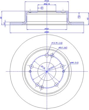 CAR 142.1162 - Тормозной диск avtokuzovplus.com.ua