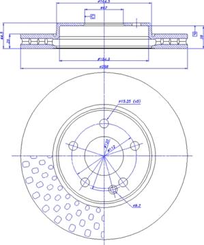 CAR 142.1168 - Гальмівний диск autocars.com.ua