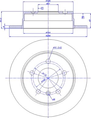 CAR 142.1169 - Гальмівний диск autocars.com.ua