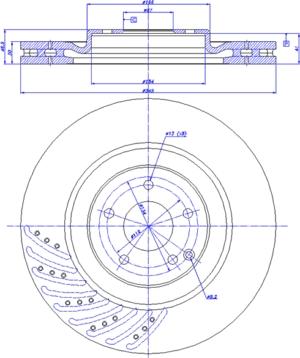 CAR 142.1177 - Тормозной диск avtokuzovplus.com.ua