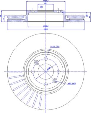 CAR 142.1179 - Гальмівний диск autocars.com.ua