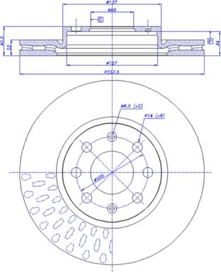 CAR 142.1180 - Тормозной диск avtokuzovplus.com.ua