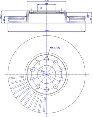 CAR 142.1188 - Гальмівний диск autocars.com.ua