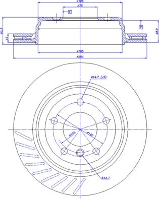 CAR 142.1190 - Тормозной диск avtokuzovplus.com.ua