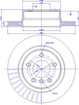 CAR 142.1194 - Тормозной диск avtokuzovplus.com.ua