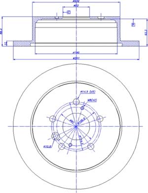 CAR 142.1201 - Гальмівний диск autocars.com.ua