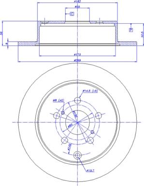 CAR 142.1204 - Гальмівний диск autocars.com.ua