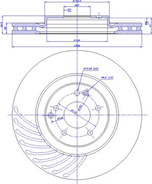 CAR 142.1206 - Тормозной диск avtokuzovplus.com.ua