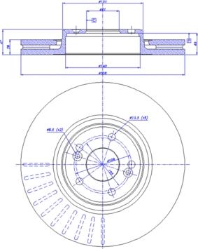 CAR 142.1215 - Тормозной диск autodnr.net