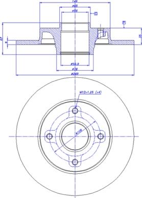 CAR 142.1220 - Тормозной диск autodnr.net