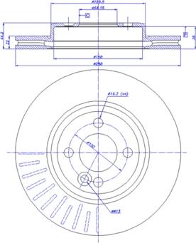 CAR 142.1223 - Тормозной диск avtokuzovplus.com.ua