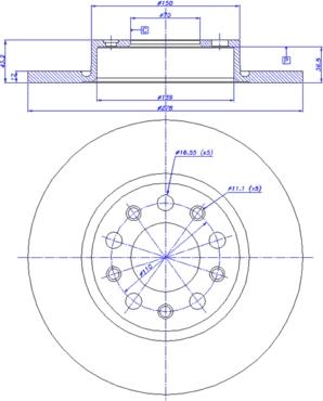 CAR 142.1227 - Тормозной диск avtokuzovplus.com.ua