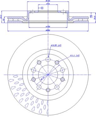 CAR 142.1228 - Гальмівний диск autocars.com.ua